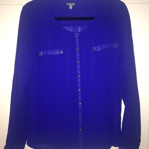 Royal Blue Blouse (Large) from Charlotte Russe